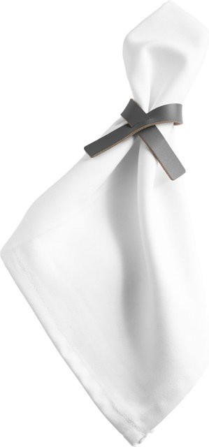 ERWIN M. Serviettenring Billund Anthrazit, 6 Stück, B: 1,5 cm, L: 24 cm - Bild 1