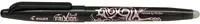Pilot Frixion Ball Tintenroller mit Gummispitze, Strichstärke 0,6 mm, Schwarz, 12 Stück - Bild 1