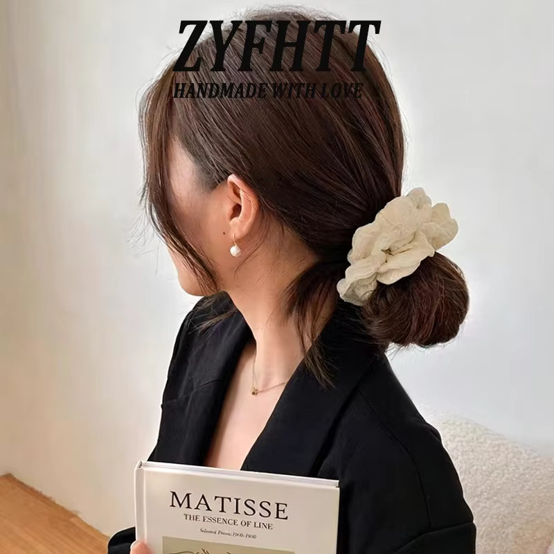 ZYFHTT Scrunchies für Damen, 1/2/3/6 Stück, Einfarbig - Bild 2