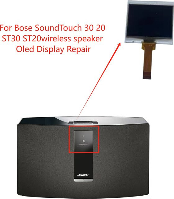 Original Bose OLED-Display für SoundTouch 30 und SoundTouch 20 kabellose Lautsprecher in Schwarz zur Bildschirmreparatur - Bild 1