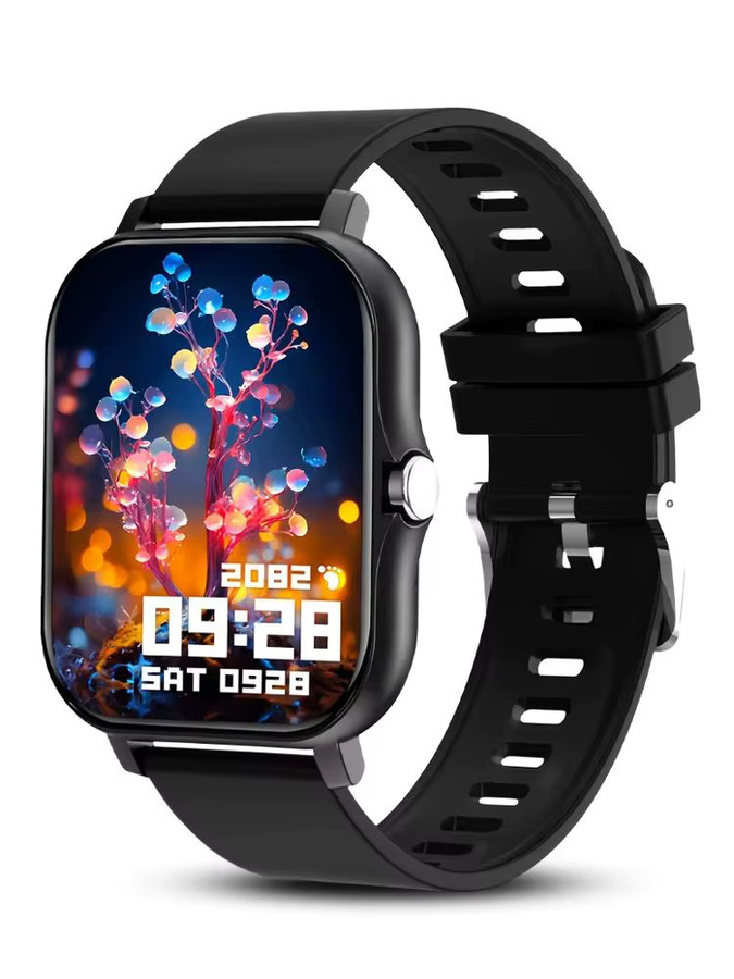 LAXASFIT Kinder-Smartwatch in Schwarz mit Bluetooth-Anruf und Schlaf-Tracking - Bild 4