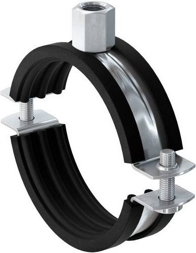 Fischer Rohrschelle FRS 63-67 M8/M10 in Silber, 50 Stück - Bild 1