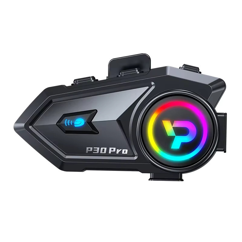 KEBIDUMEI Motorradhelm-Gegensprechanlage BT6.0 Bluetooth Headset in Schwarz mit FM-Funktion und wasserdichter Konstruktion für 2 Fahrer - Bild 5