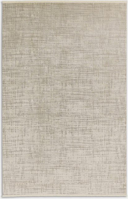 Moderner Teppich JOOP! LINES in Creme mit Streifenmuster und Fransen aus Polyester - Bild 1