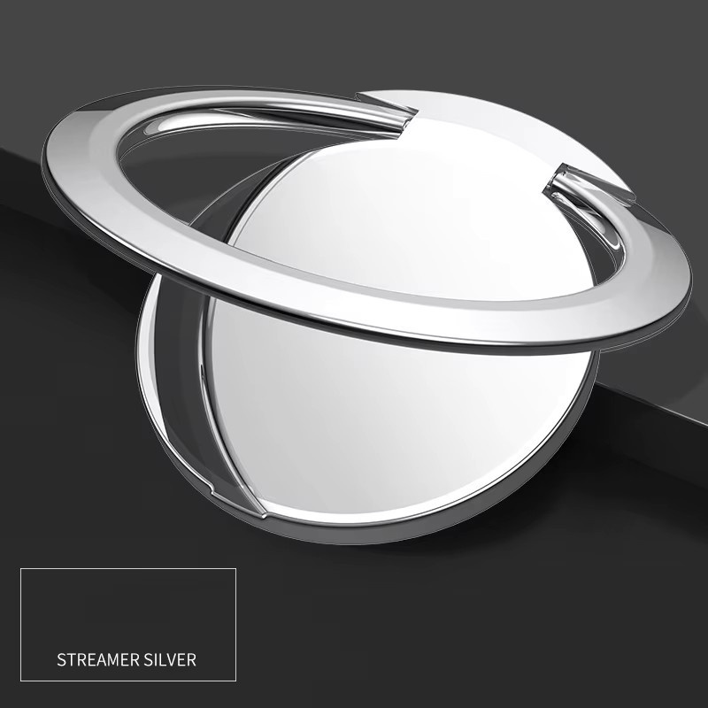 Fomscvka Magnetischer Fingerring-Handyhalter in Schwarz mit 360 Grad drehbarer Metallhalterung für iPhone, Xiaomi und Huawei - Bild 3