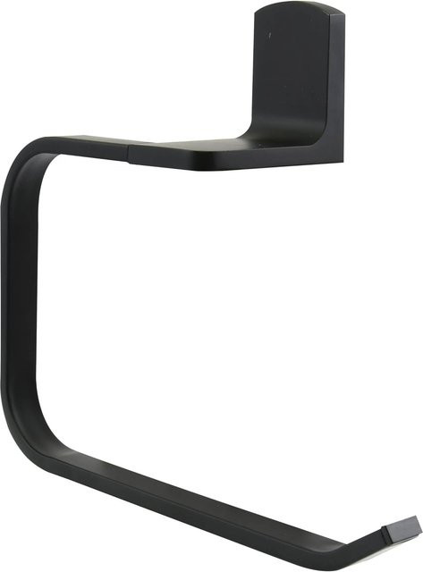 Spirella Handtuchhalter Taku Schwarz Matt B: 22 cm, H: 19 cm, T: 7 cm - Bild 1