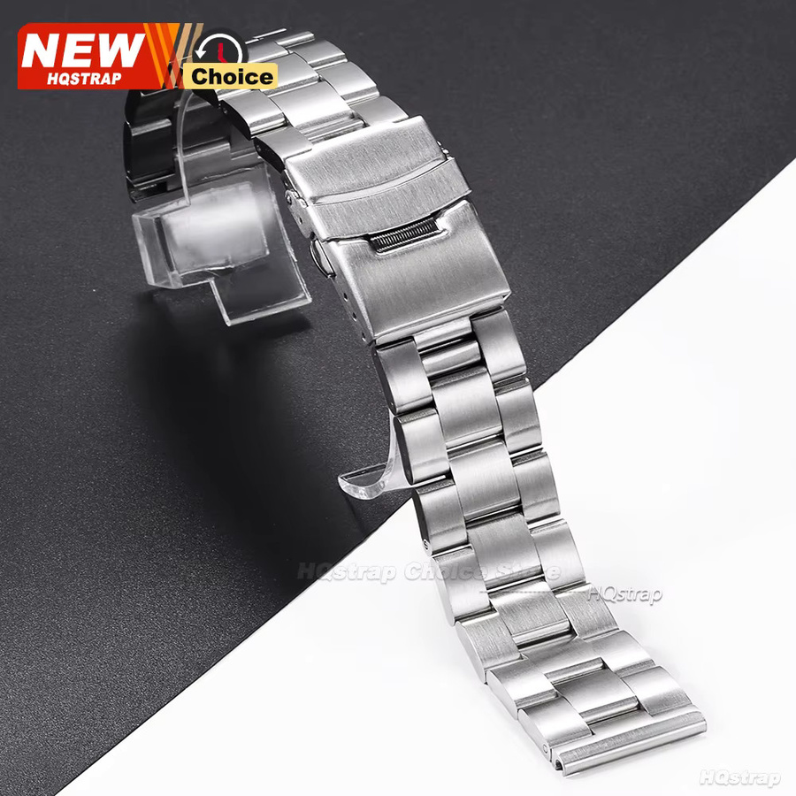 HQstrap Uhrenarmband Edelstahl, Silber, Unisex - Bild 2