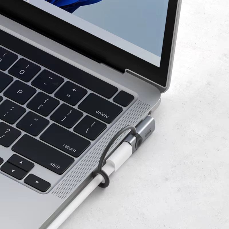 Hagibis USB-C-zu-C-Adapter mit Trageband, 240 W, 80 Gbit/s, 90-Grad-Konverter, 8K-Video-USB4-Adapter für MacBook und iPhone 17 Pro sowie Tablet - Bild 6