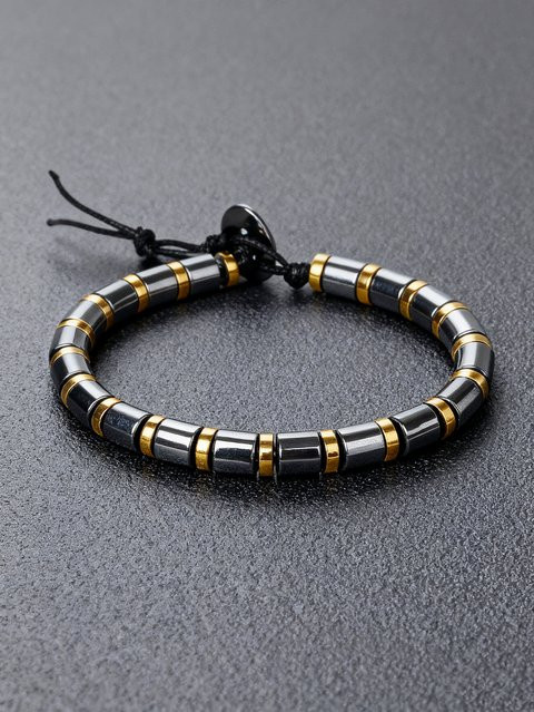 HOBBORN Armband, Leder, Gold, Unisex - Bild 1