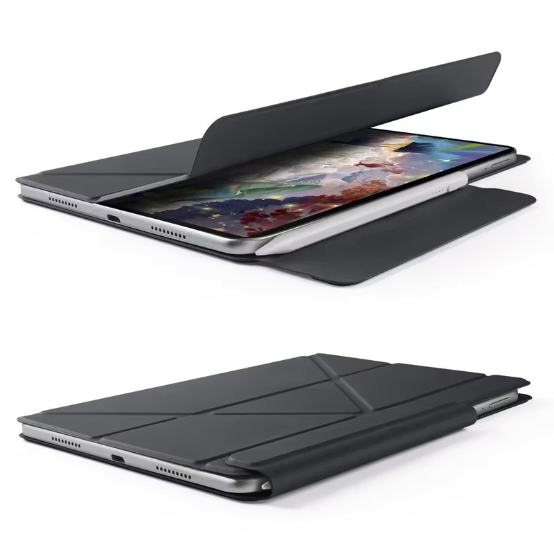 OnePlus Pad 2 Hülle Ultra Slim Magnetische Abnehmbare Coque in Grau für 12,1 Zoll Tablet - Bild 5