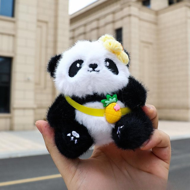 Yiran toy Schlüsselanhänger Panda, weiß, Kinder - Bild 1