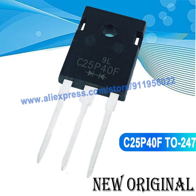5 Stück C25P40F TO-247 Leistungstransistor 400V 25A in Schwarz - Bild 1