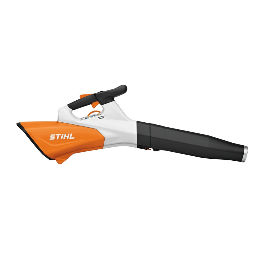 Stihl Akku-Blasgerät-Set BGA 200 mit Komfort-Tragsystem in Orange und Grau für Profis ohne Akku und Ladegerät - Bild 2