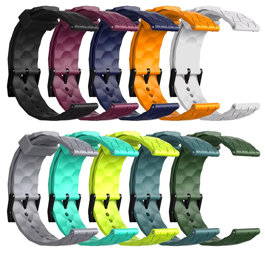 Uhrenarmband Silikon, Bunt, Unisex, 20mm/22mm - Bild 3
