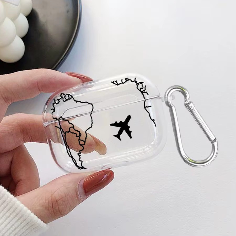 My Travel Diary Transparente Kopfhörerhülle für AirPods 3, 1, Pro, Pro 2, Pro 3 und 4 - Bild 2