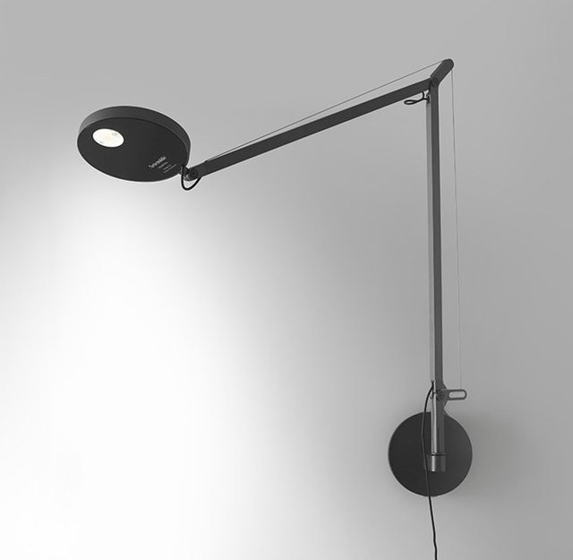 Artemide Demetra Parete LED-Wandleuchte in Anthrazitgrau mit dimmbarer Warmweiß-Funktion (3000K) - Bild 1