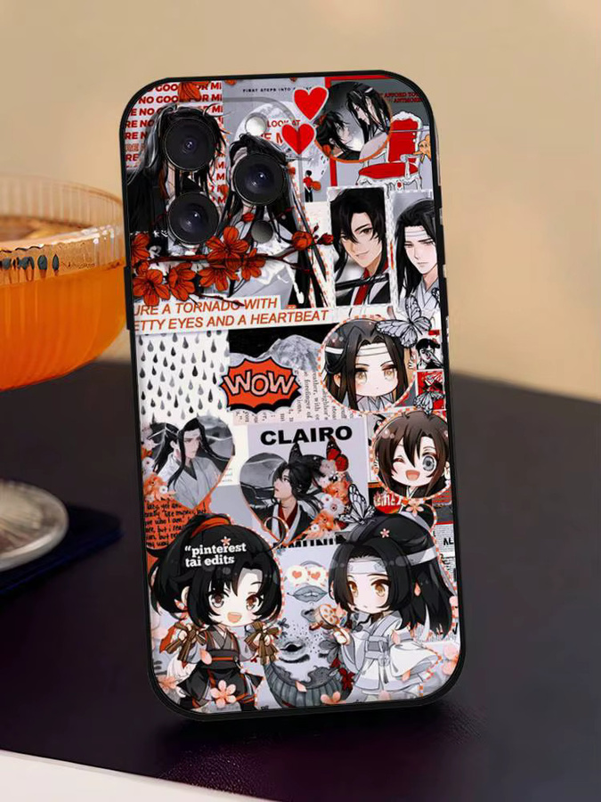 Anime Grandmaster Mo Dao Zu Shi Handyhülle für iPhone 11 bis 17 Pro Max Plus Mini aus weichem TPU in Multicolor - Bild 7