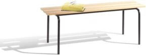 C+P Sitzbank aus Buche-Massivholz, Farbe Buche, H x B x T: 46 x 120 x 46 cm - Bild 1