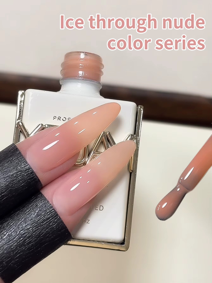 XEIJAYI Jelly Ice Nude Peelable Polish Gel, 15 ml, Glänzend - Bild 3