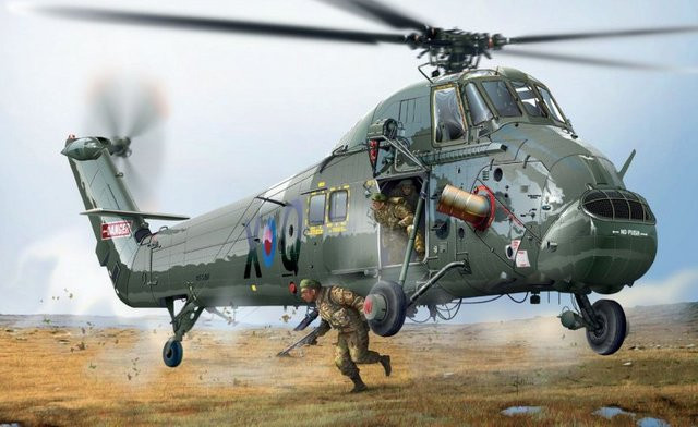 Italeri Wessex UH.5, Fahrzeug, 1:48, Grün - Bild 1