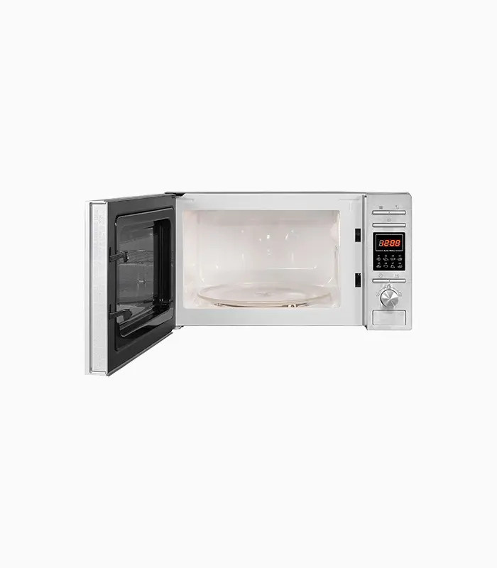 Exquisit MW 820 DI Mikrowelle in Silber mit 700 Watt, Timer und Automatikprogrammen - Bild 2