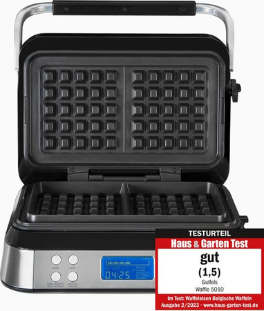 GUTFELS Waffeleisen WAFFLE 5010 aus Inox in Silber