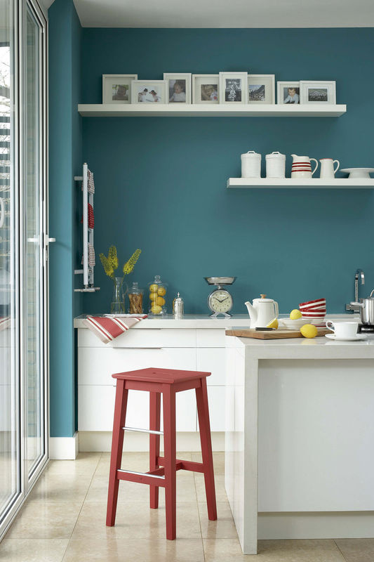 Little Greene Absolute Matt Emulsion Canton 94 in Petrol und Türkis, 0,25 l - Bild 2