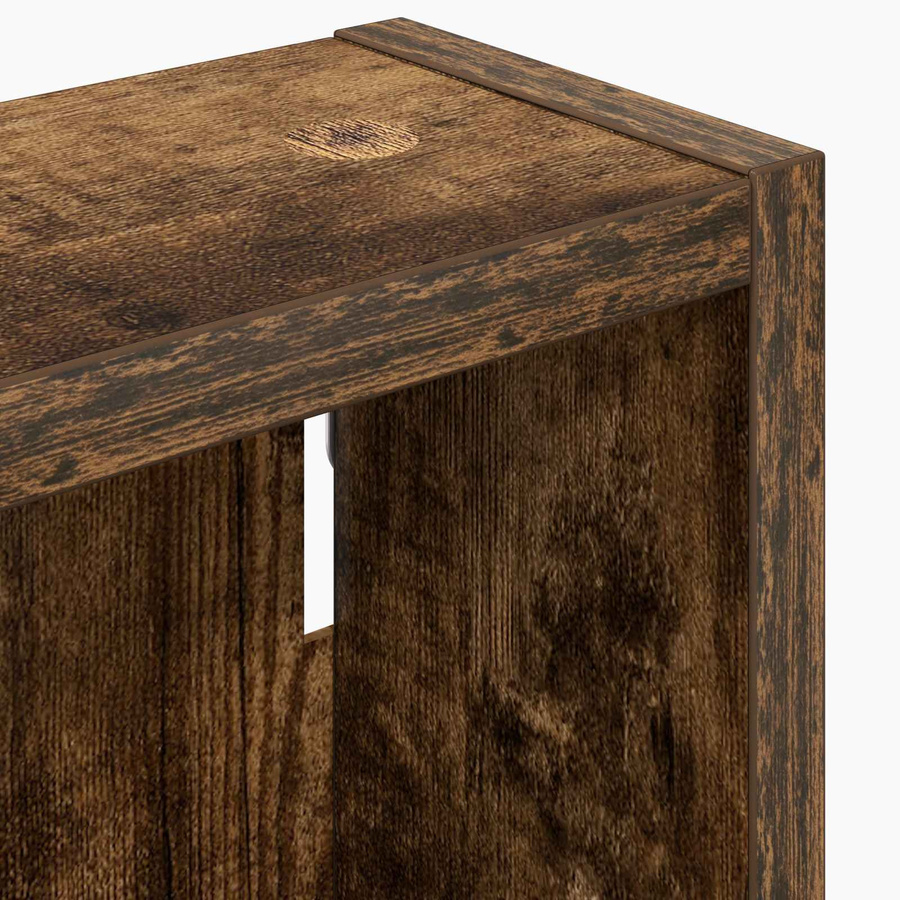 Badezimmer-Wandschrank von VD Home Furnishing aus Holz in Geräucherte Eiche, B/T/H: 20 x 10 x 50 cm - Bild 4