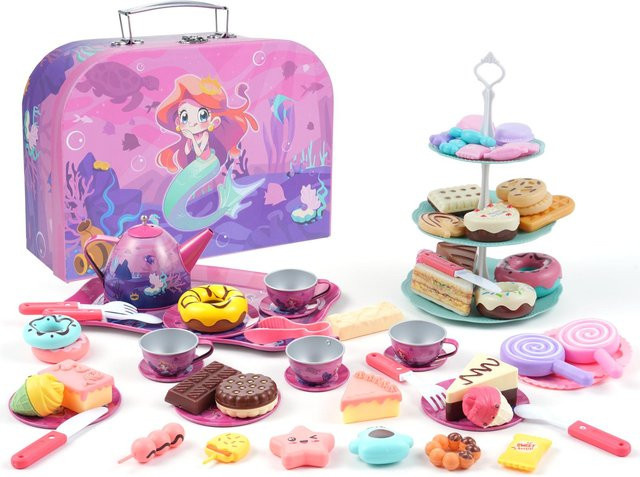 TOMTOP JMS Tee-Party-Set, 46-teiliges Set, pink - Bild 1