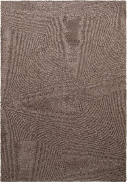 NYVI Teppich Calmio aus 100 % Wolle in Taupe/Beige mit geometrischem Muster, B/T: 120 x 180 cm - Bild 1