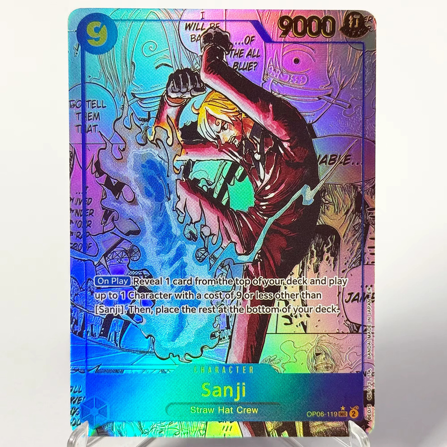 Bandai One Piece Card The Best Vol.2 Manga Spezial Event Karten, Luffy Sanji Replika Anime Sammelkarten - Bild 3