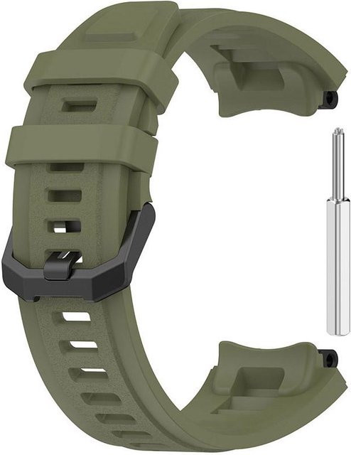 Uhrenarmband Amazfit T-Rex 2, Silikon, Schwarz, Herren - Bild 1