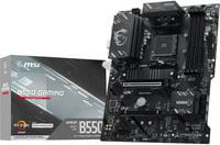 MSI B550 GAMING Mainboard AM4 mit DDR4, Wi-Fi und Ethernet/LAN in Schwarz/Silber - Bild 1