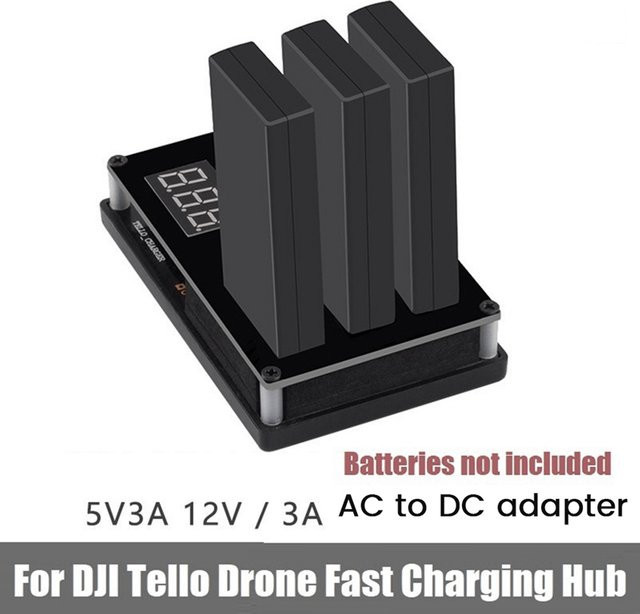 DJI Tello Schnellladegerät für intelligente Flugbatterien in Schwarz - Bild 1