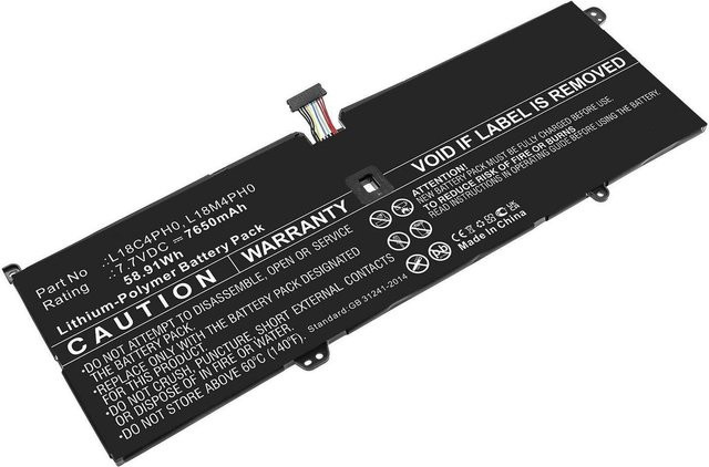 CoreParts Akku für Lenovo Notebook, Schwarz, 7630 mAh - Bild 1
