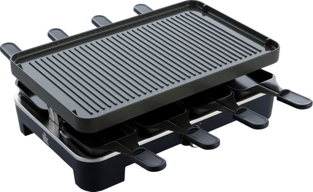 BK Connect Raclette-Grill in Schwarz mit verstellbarem Thermostat und Antihaftbeschichtung - Bild 1