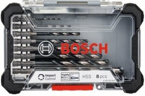 Bosch HSS Metall-Spiralbohrer-Set 8-teilig in Silber - Bild 3