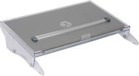 Dokumentenhalter BakkerElkhuizen FlexDesk 640CR, ergonomisch und höhenverstellbar mit ComfortRead, Acryl, transparent-hellgrau, B/T/H: 38,0 x 18,5 x 51,5 cm - Bild 1