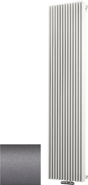 Schulte Design-Heizkörper London mit Mittenanschluss 1.556 W in Reflex-Grau, H x B x T: 180,0 x 49,8 x 14,2 cm - Bild 1