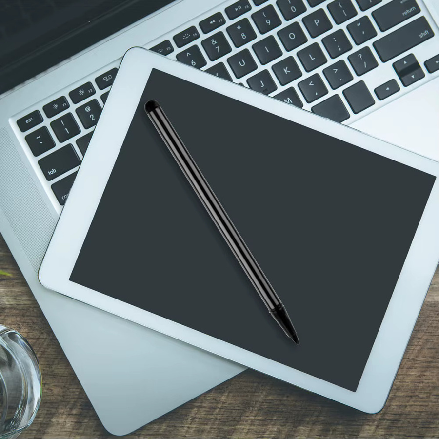 ALLOET Universal Stylus Pen in Silber für Android und iOS Touchscreens, Kapazitiver Eingabestift für Tablets und Smartphones wie iPad, iPhone, Samsung und Huawei - Bild 2
