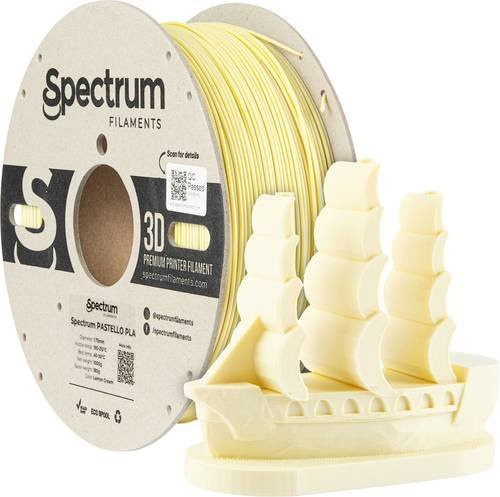 Spectrum Filaments Pastello PLA Filament Matt 1.75mm 1000g Lemon Cream Gelb - Bild 1