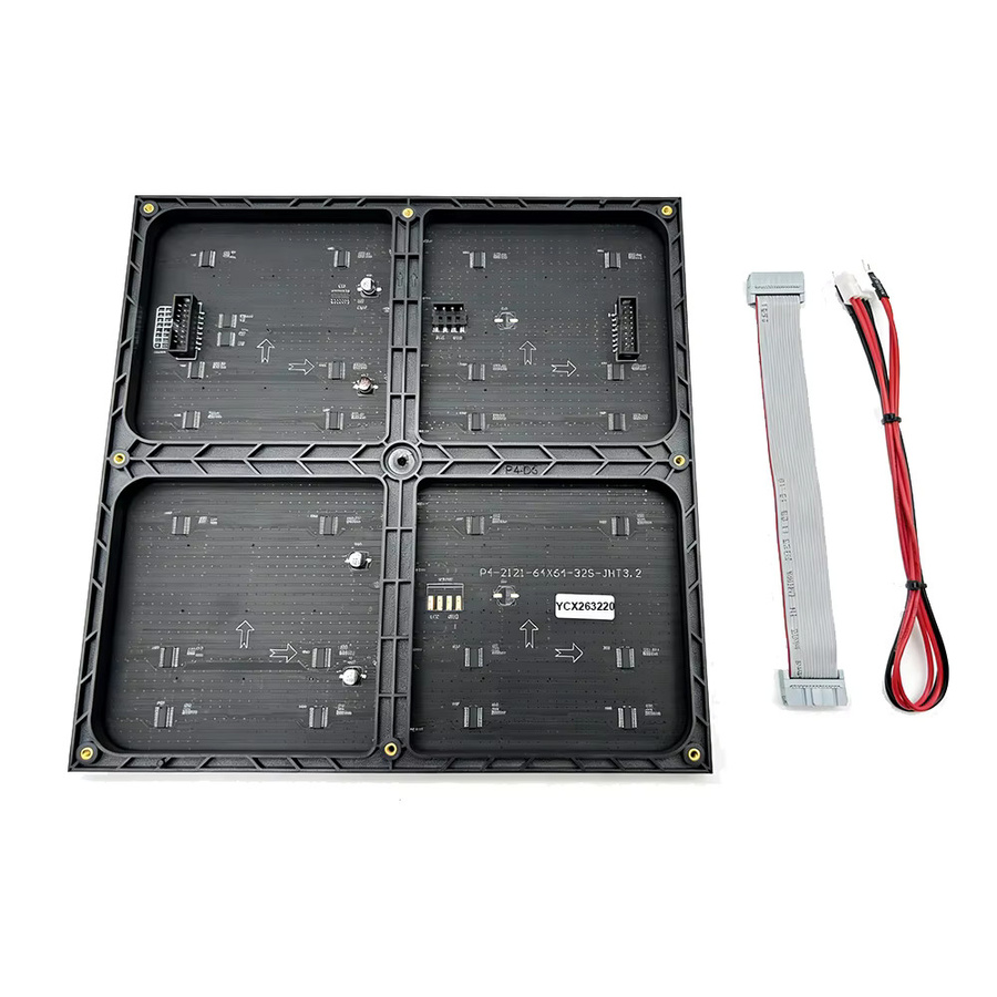 Yao Cai Xing P4 Indoor LED-Videowand Vollfarbiges LED-Displaypanel, Farbe: Multicolour/Schwarz, B: 25,6 cm, H: 25,6 cm - Bild 2