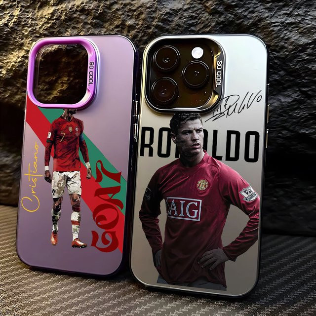 Bandai Handyhülle C-CR7 für iPhone 17 16 15 14 13 12 11 Pro Max Air Plus Multicolor Sturzsichere Matte Abdeckung - Bild 1