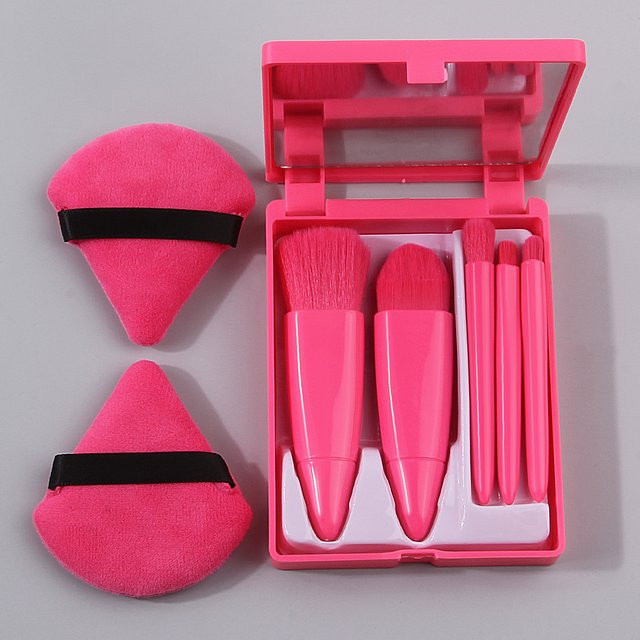 KOSSHOW Make-up-Pinsel-Set mit Puderquasten und Reise-Aufbewahrungsbox, Unisex - Bild 1
