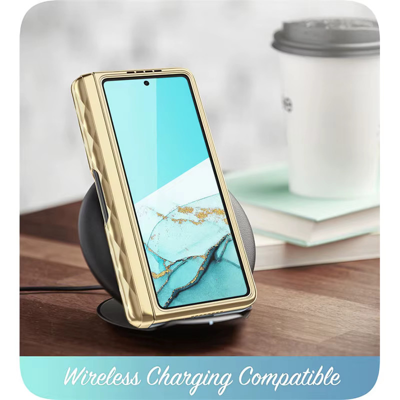 I-BLASON Cosmo Slim Schutzhülle für Samsung Galaxy Z Fold 4 5G (2022) mit integriertem Displayschutz in Schwarz - Bild 3