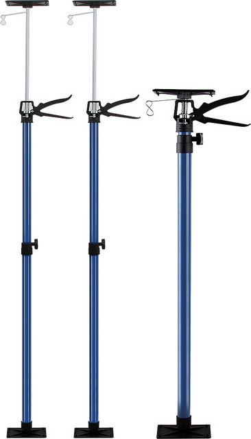 Monzana Zargenspanner 2er-Set aus Stahl in Blau, Spannweite 115-290 cm - Bild 1