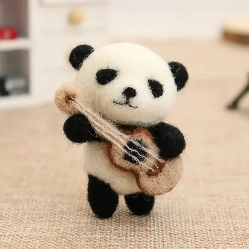Yiran toy Panda Wollfilz Plüschtier Materialpaket 6–12 Jahre - Bild 2