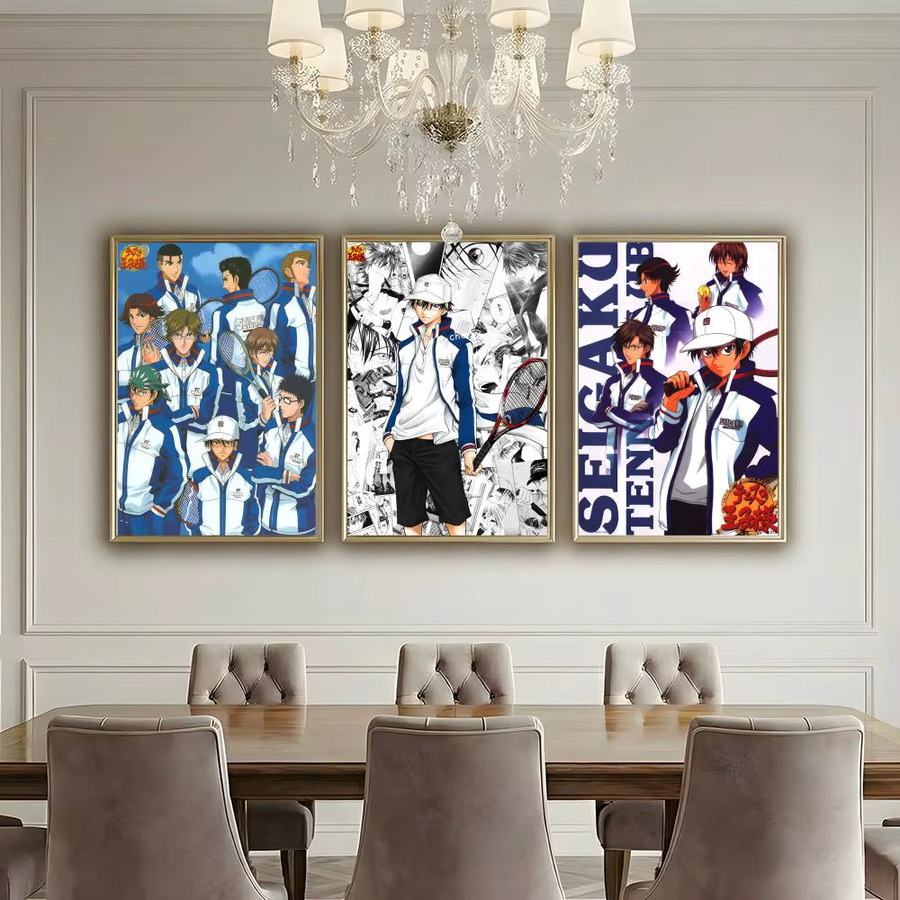 Kayou Tennis-Plakat Wanddekoration, selbstklebend, mehrfarbig, rechteckig - Bild 2
