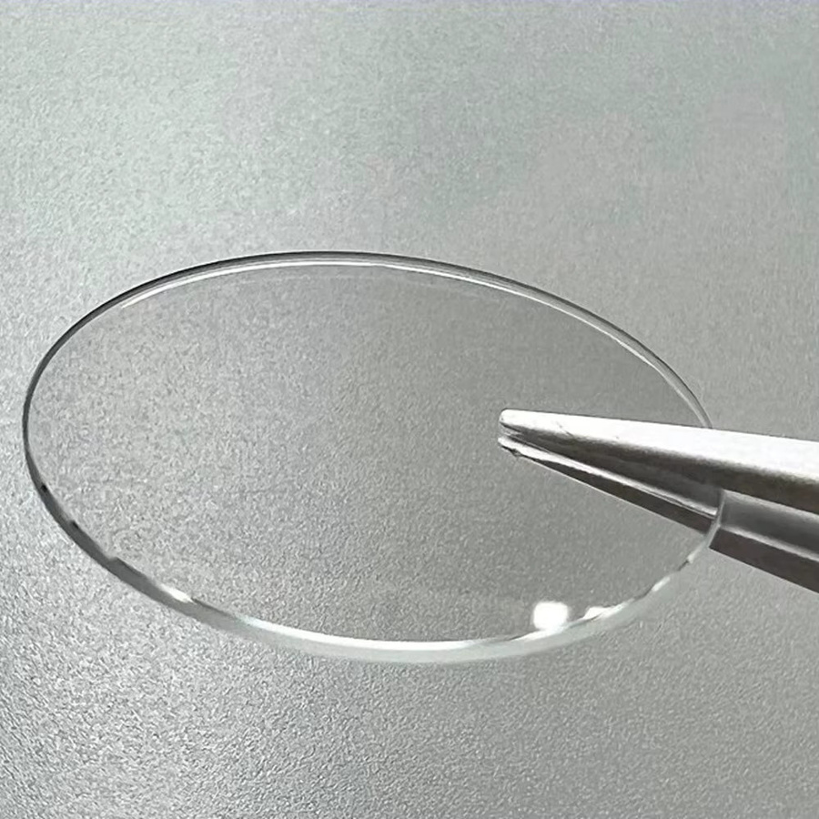 RACDONA Uhrenglas, Saphir-Ersatzglas, flach, 1,0–1,2 mm, 16–40 mm, Kristall, Weiß, Unisex - Bild 3