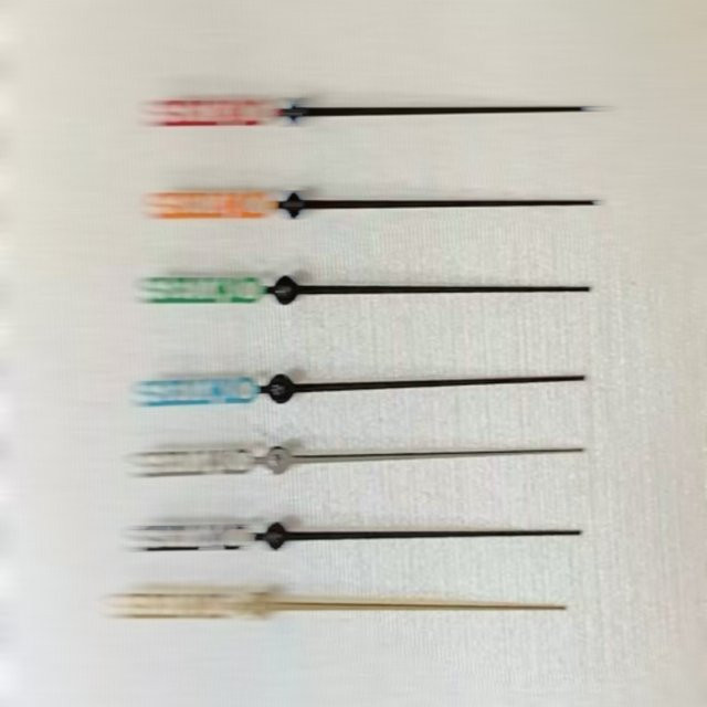 SNQP Nadeluhr, 12,5 mm, golden, silbrig, schwarz, rot, grün, blau, passend für NH35 NH36 Uhrwerk - Bild 1
